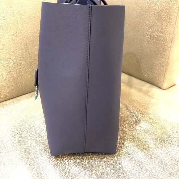 NWT Saint Laurent East West Shopper Tote Blue - Picture 3 of 7